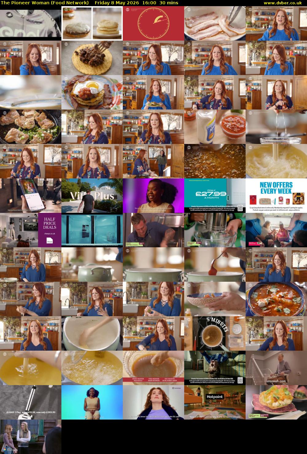 The Pioneer Woman (Food Network) Friday 8 May 2026 16:00 - 16:30