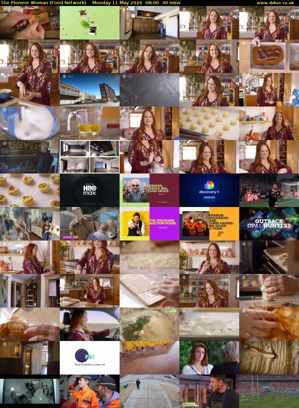 The Pioneer Woman (Food Network) Monday 11 May 2026 08:00 - 08:30