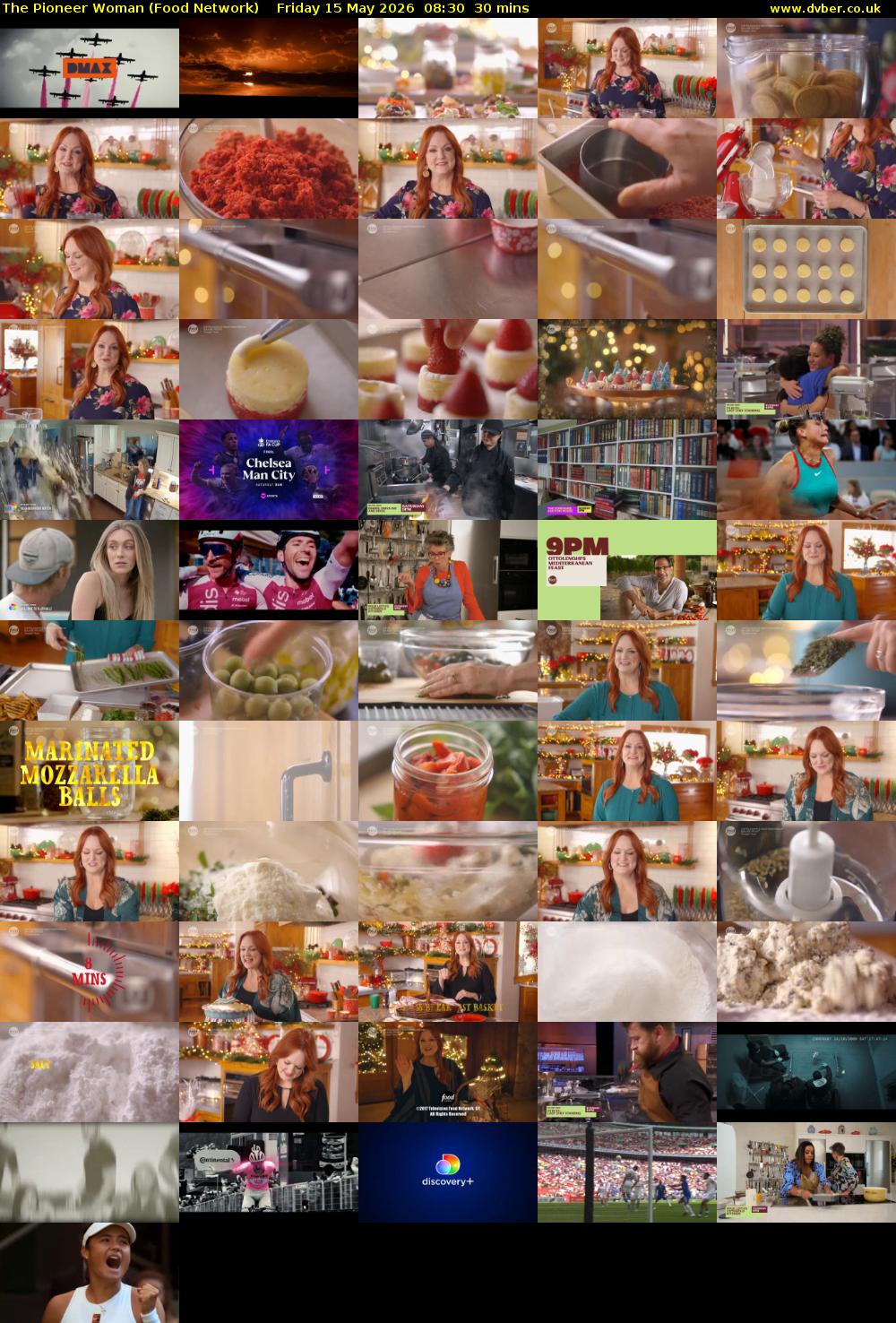 The Pioneer Woman (Food Network) Friday 15 May 2026 08:30 - 09:00