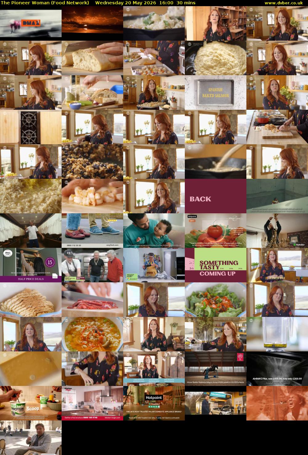 The Pioneer Woman (Food Network) Wednesday 20 May 2026 16:00 - 16:30