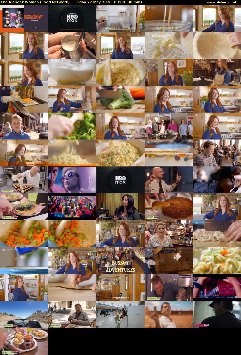The Pioneer Woman (Food Network) Friday 22 May 2026 08:00 - 08:30