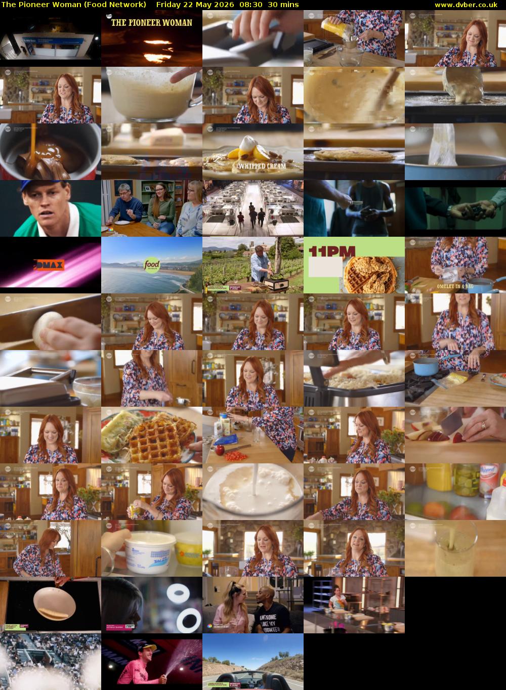 The Pioneer Woman (Food Network) Friday 22 May 2026 08:30 - 09:00