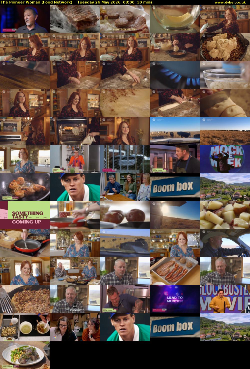The Pioneer Woman (Food Network) Tuesday 26 May 2026 08:00 - 08:30