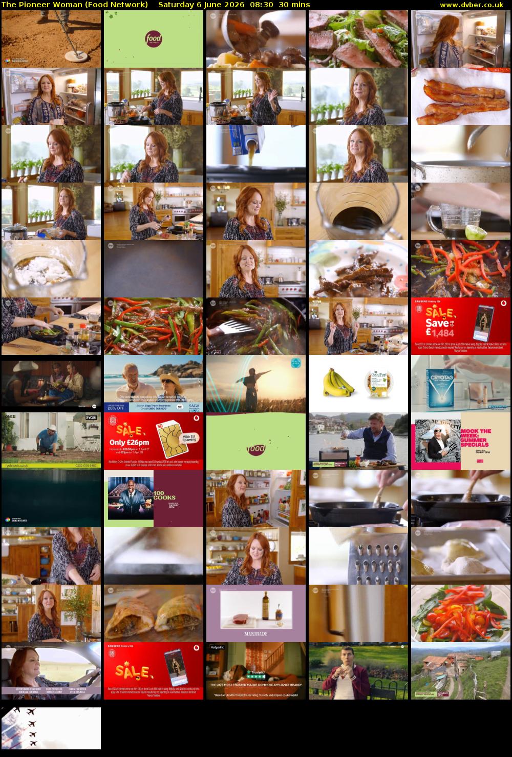 The Pioneer Woman (Food Network) Saturday 6 June 2026 08:30 - 09:00