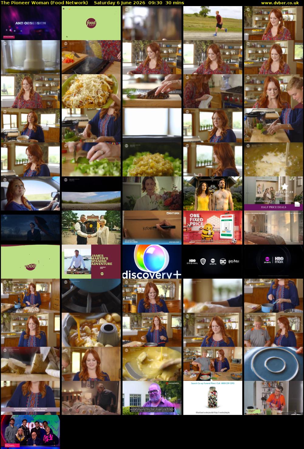 The Pioneer Woman (Food Network) Saturday 6 June 2026 09:30 - 10:00