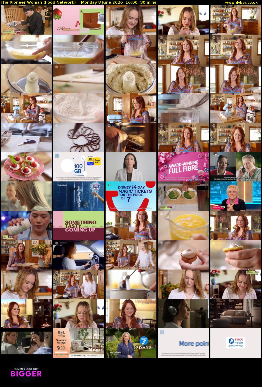 The Pioneer Woman (Food Network) Monday 8 June 2026 16:00 - 16:30