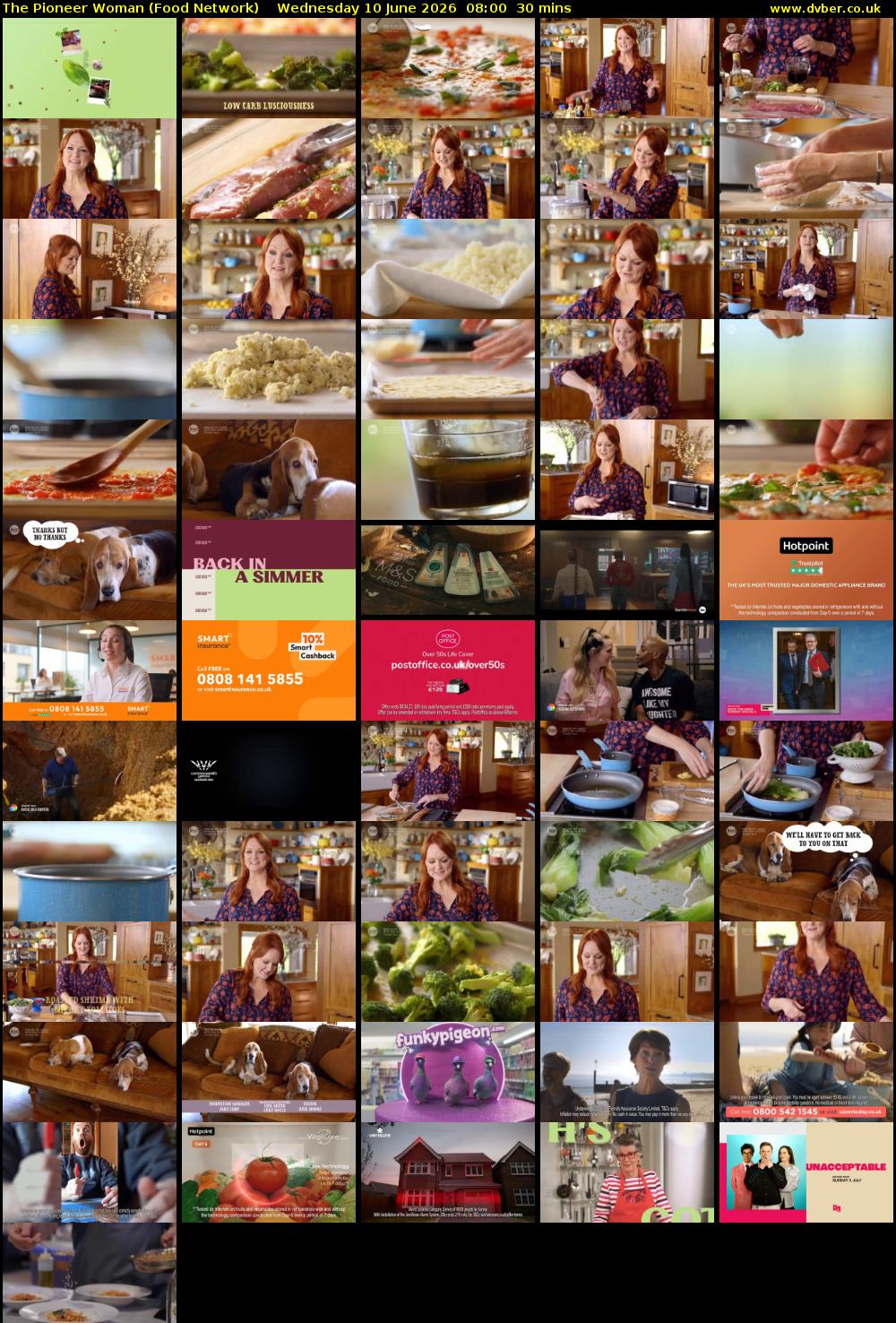 The Pioneer Woman (Food Network) Wednesday 10 June 2026 08:00 - 08:30