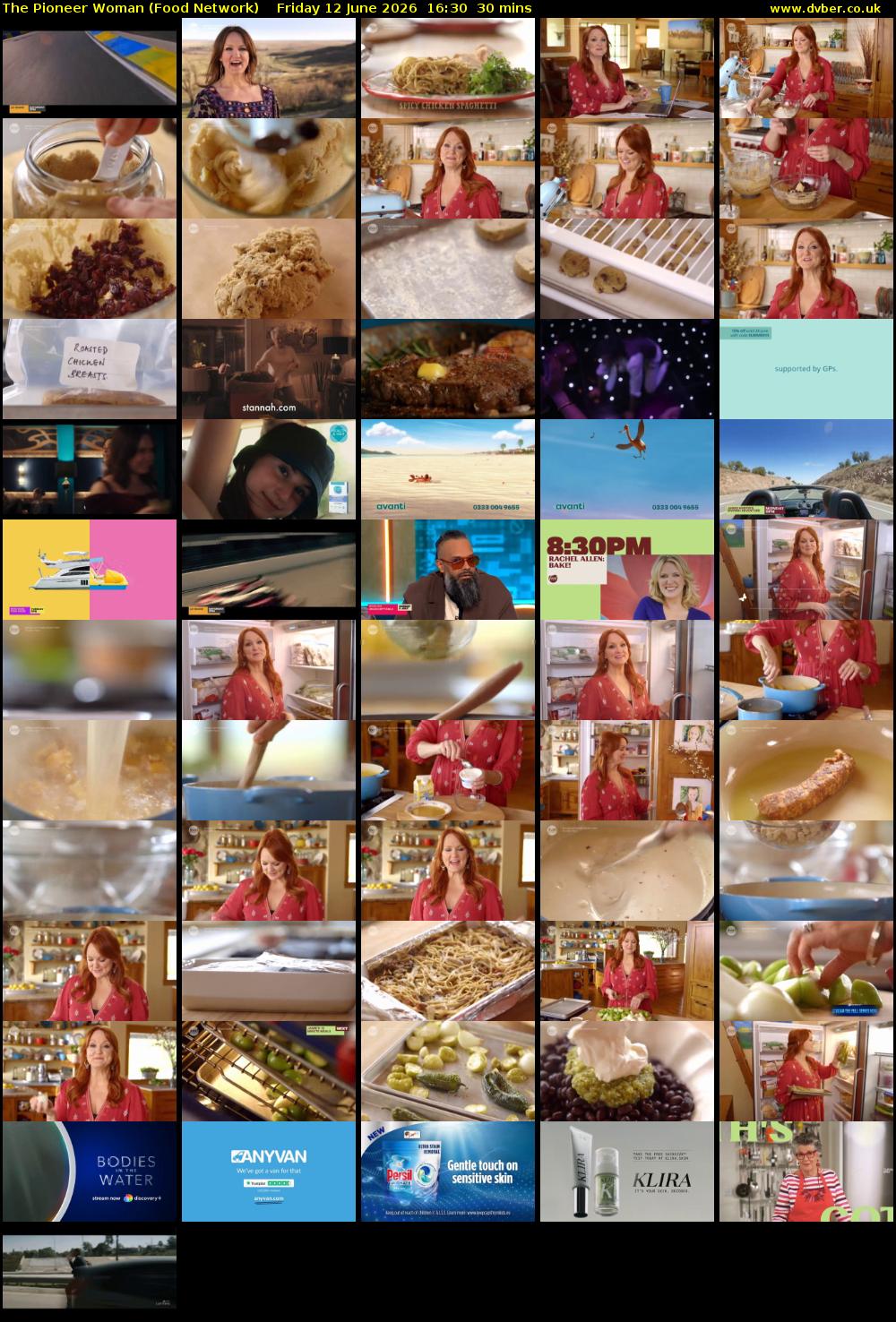 The Pioneer Woman (Food Network) Friday 12 June 2026 16:30 - 17:00