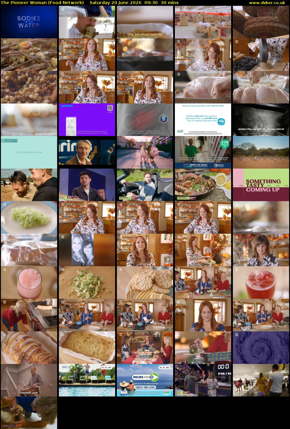 The Pioneer Woman (Food Network) Saturday 20 June 2026 09:30 - 10:00