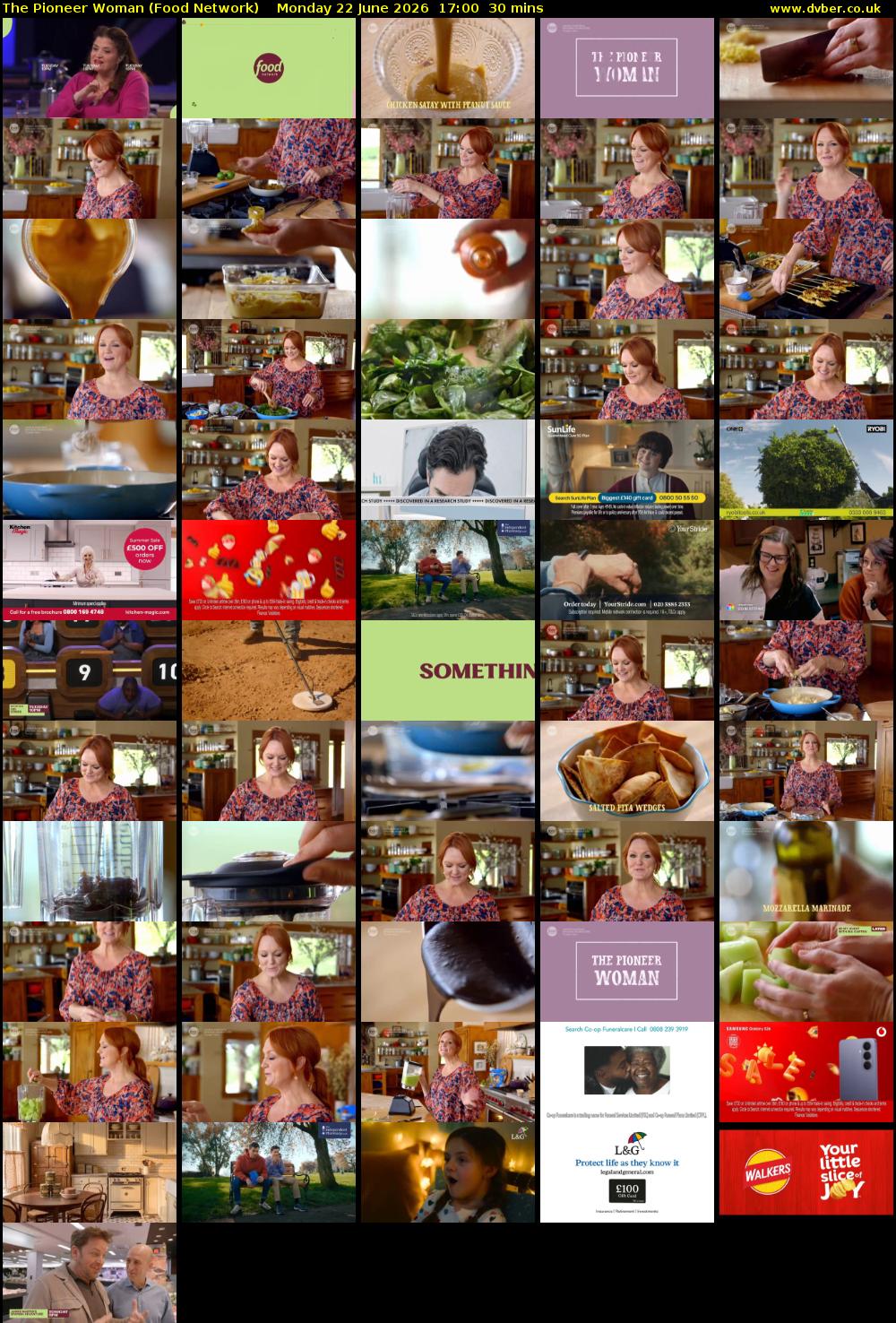 The Pioneer Woman (Food Network) Monday 22 June 2026 17:00 - 17:30