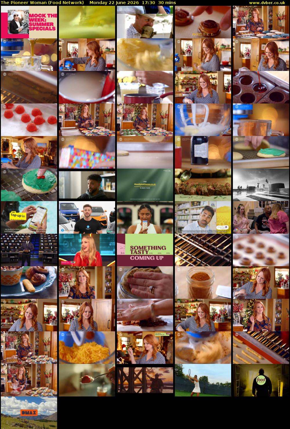 The Pioneer Woman (Food Network) Monday 22 June 2026 17:30 - 18:00