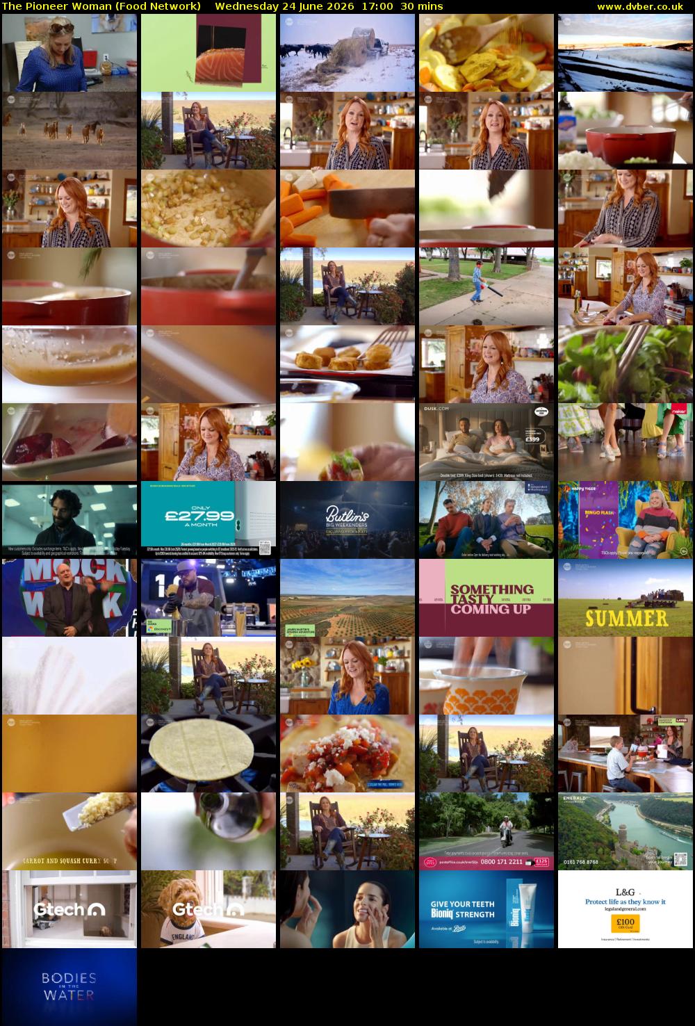 The Pioneer Woman (Food Network) Wednesday 24 June 2026 17:00 - 17:30