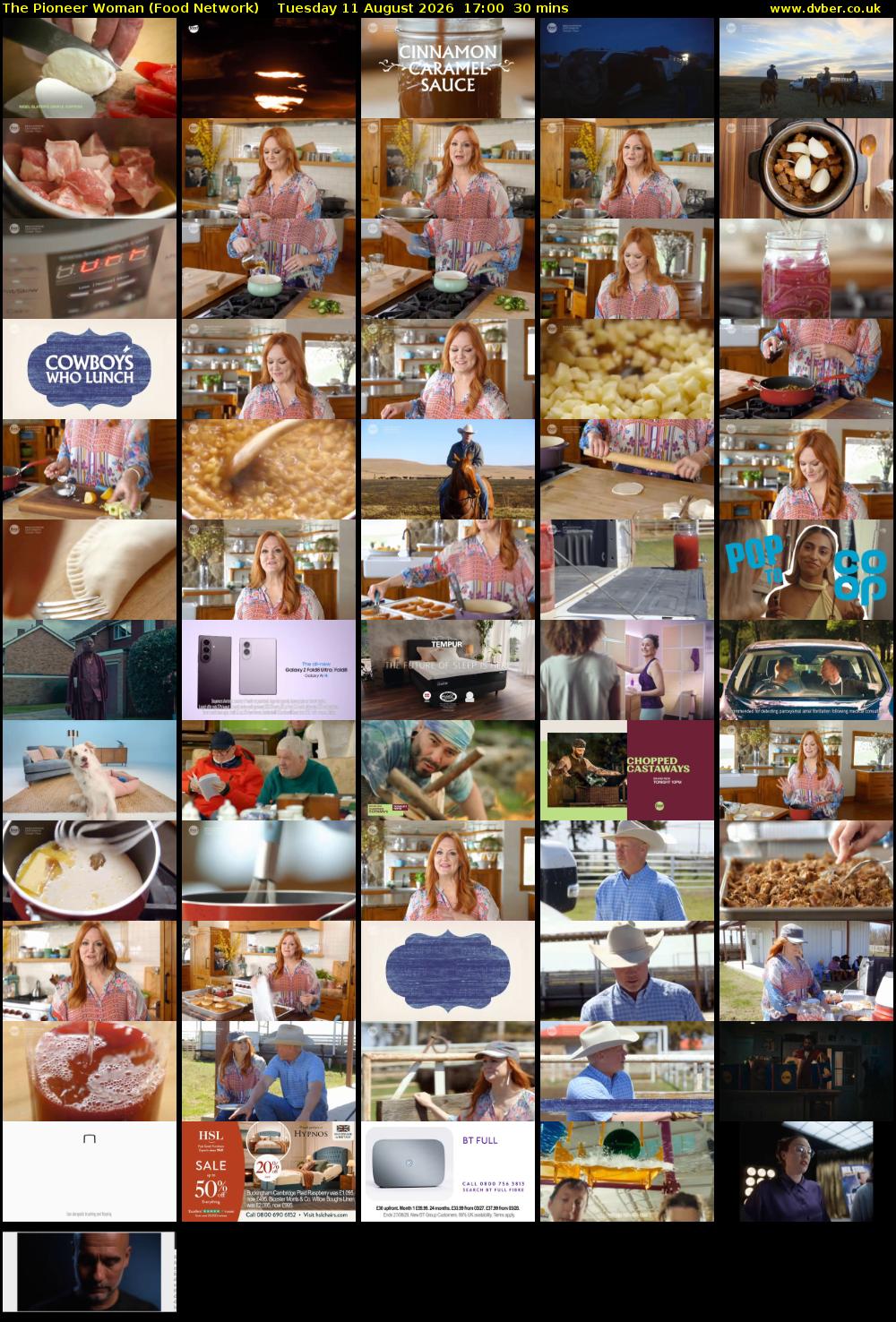 The Pioneer Woman (Food Network) Tuesday 11 August 2026 17:00 - 17:30
