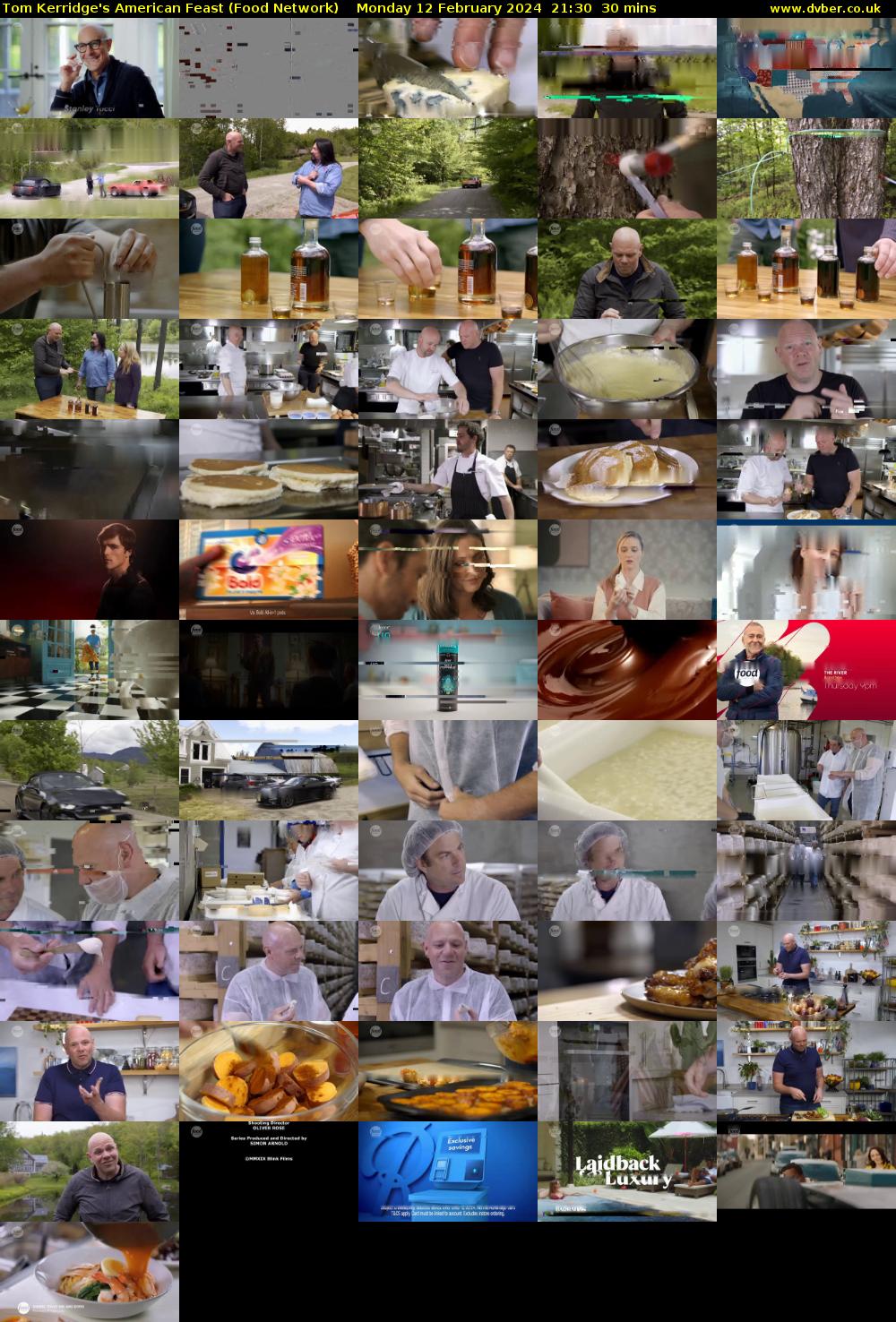 Tom Kerridge's American Feast (Food Network) Monday 12 February 2024 21:30 - 22:00