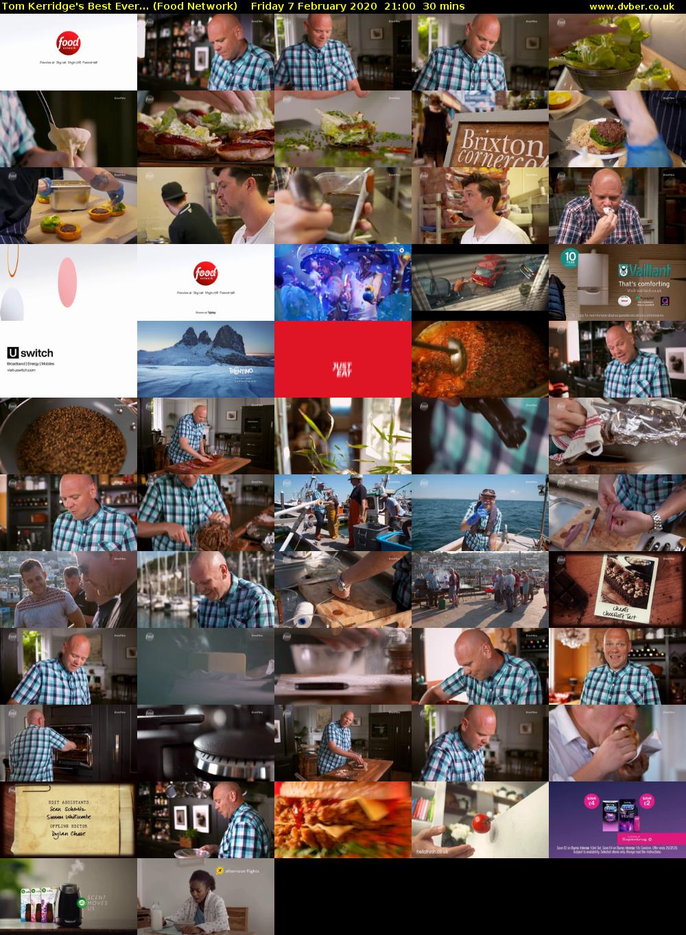 Tom Kerridge's Best Ever... (Food Network) Friday 7 February 2020 21:00 - 21:30