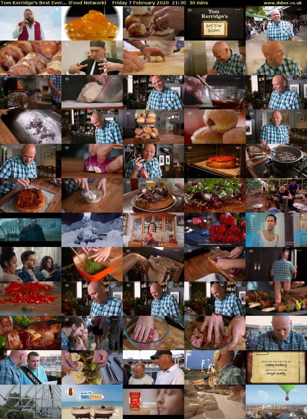 Tom Kerridge's Best Ever... (Food Network) Friday 7 February 2020 21:30 - 22:00