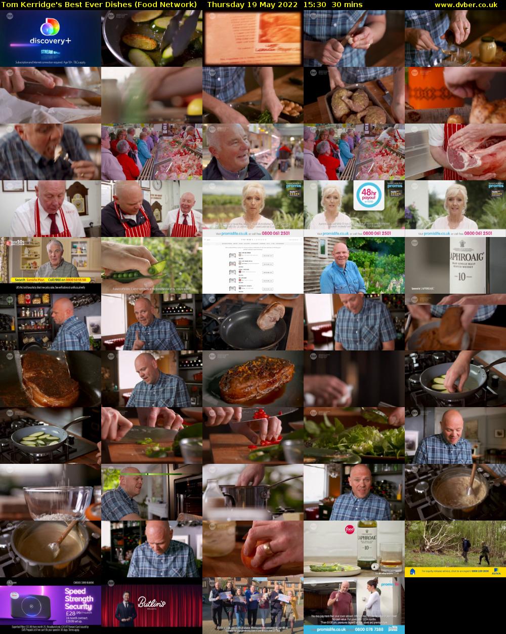 Tom Kerridge's Best Ever Dishes (Food Network) Thursday 19 May 2022 15:30 - 16:00