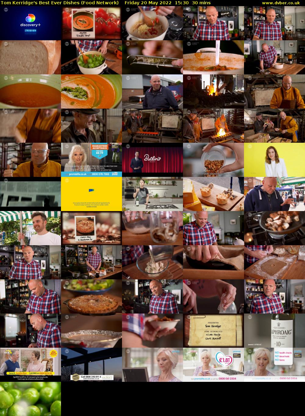 Tom Kerridge's Best Ever Dishes (Food Network) Friday 20 May 2022 15:30 - 16:00