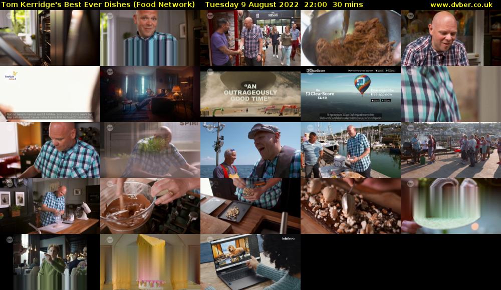 Tom Kerridge's Best Ever Dishes (Food Network) Tuesday 9 August 2022 22:00 - 22:30