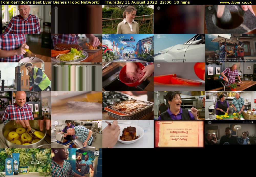 Tom Kerridge's Best Ever Dishes (Food Network) Thursday 11 August 2022 22:00 - 22:30