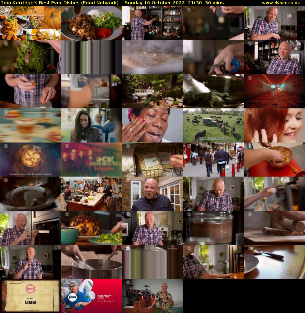 Tom Kerridge's Best Ever Dishes (Food Network) Sunday 16 October 2022 21:30 - 22:00
