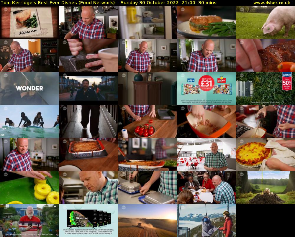 Tom Kerridge's Best Ever Dishes (Food Network) Sunday 30 October 2022 21:00 - 21:30