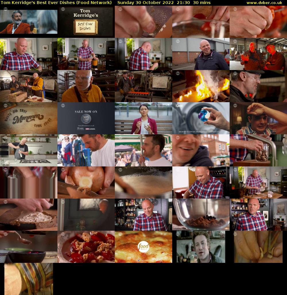 Tom Kerridge's Best Ever Dishes (Food Network) Sunday 30 October 2022 21:30 - 22:00