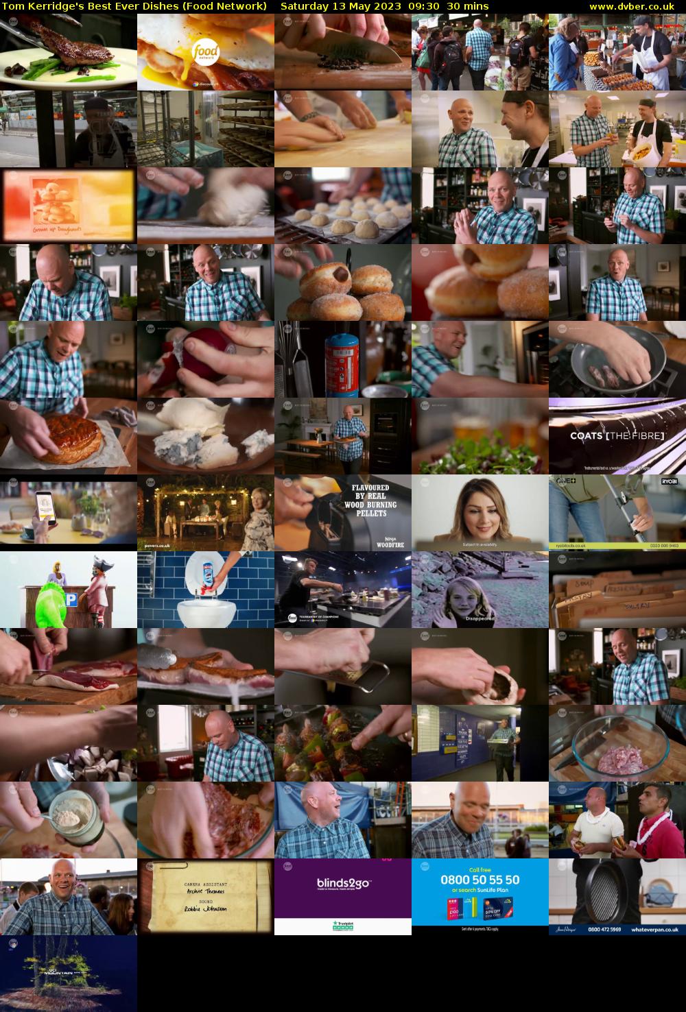 Tom Kerridge's Best Ever Dishes (Food Network) Saturday 13 May 2023 09:30 - 10:00