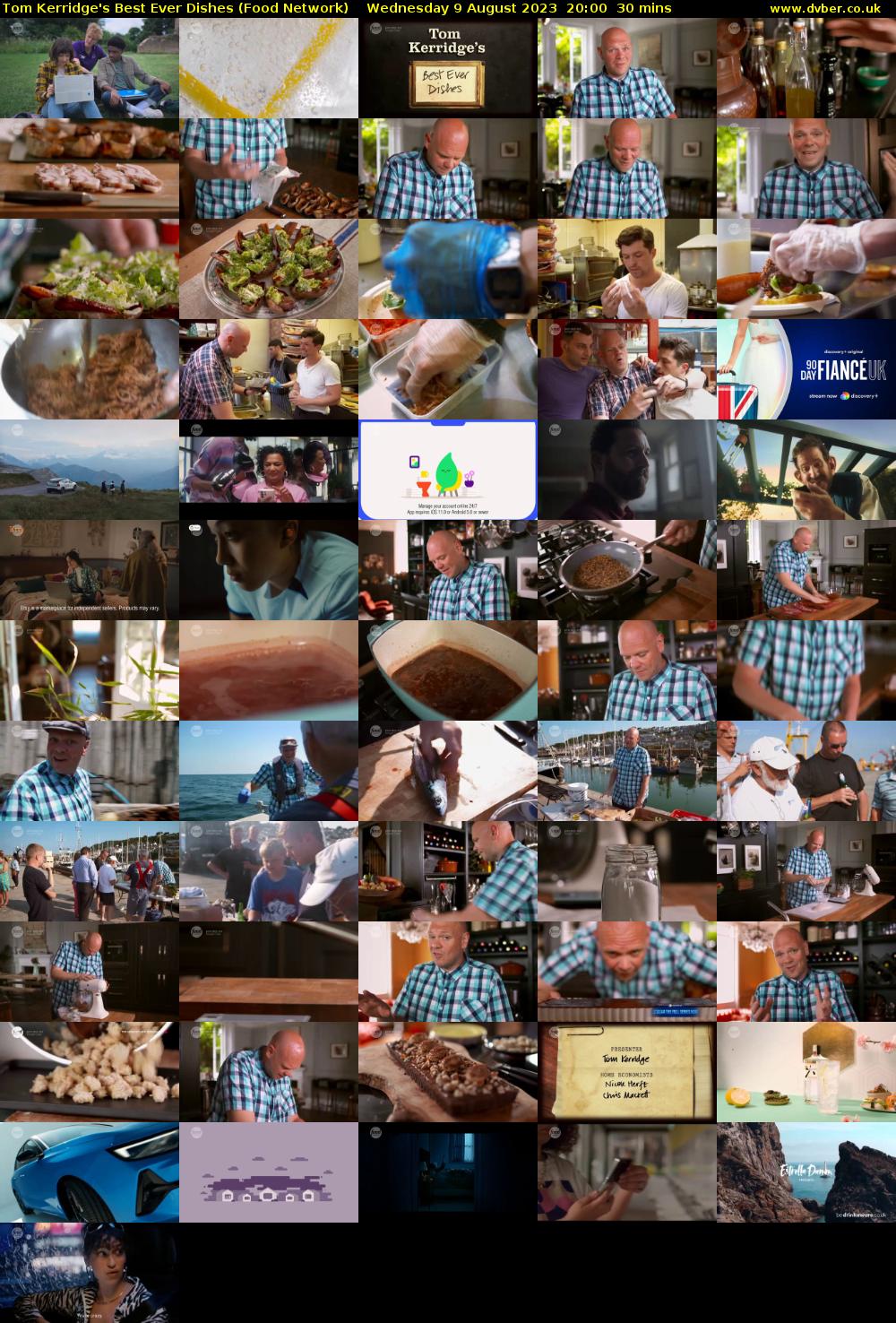 Tom Kerridge's Best Ever Dishes (Food Network) Wednesday 9 August 2023 20:00 - 20:30