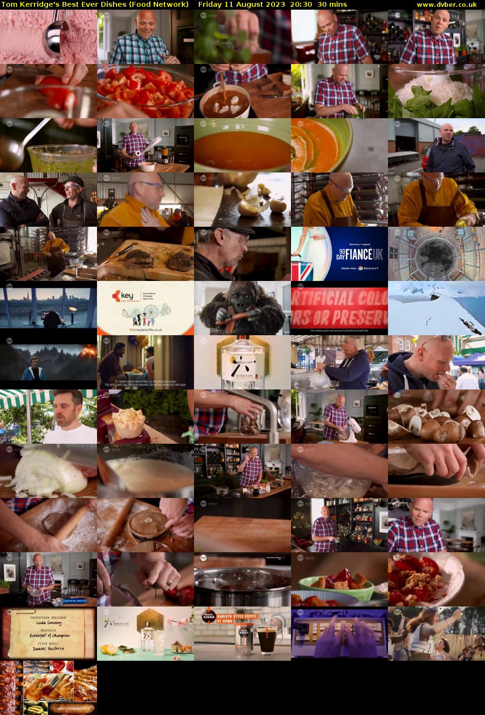 Tom Kerridge's Best Ever Dishes (Food Network) Friday 11 August 2023 20:30 - 21:00