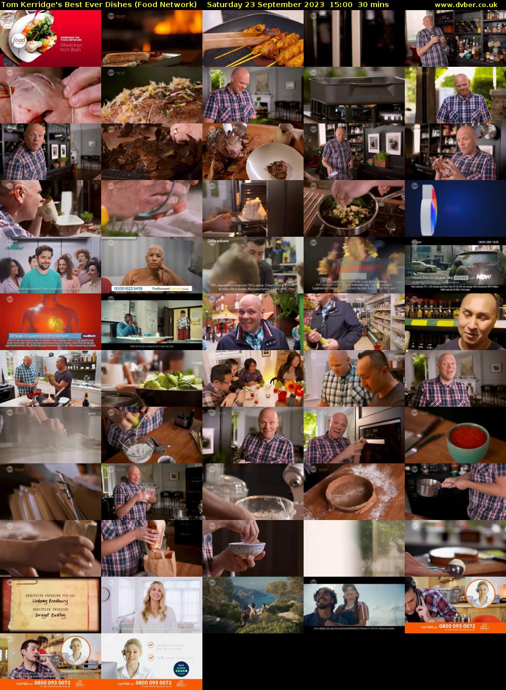 Tom Kerridge's Best Ever Dishes (Food Network) Saturday 23 September 2023 15:00 - 15:30