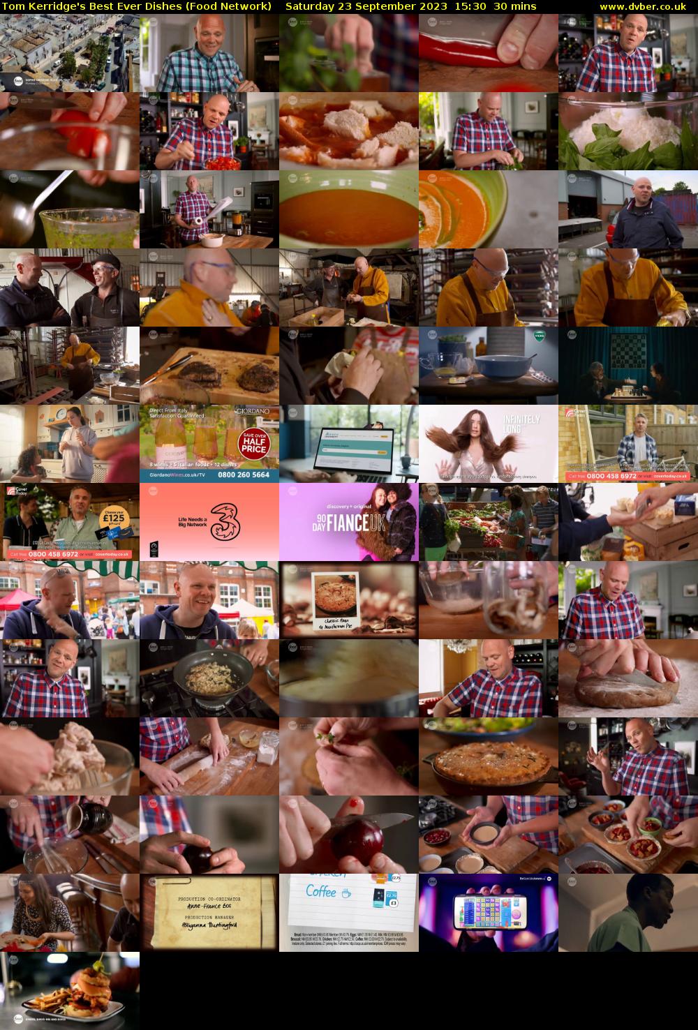 Tom Kerridge's Best Ever Dishes (Food Network) Saturday 23 September 2023 15:30 - 16:00