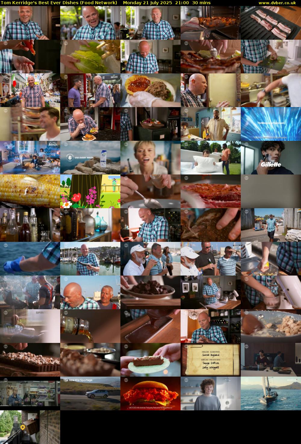 Tom Kerridge's Best Ever Dishes (Food Network) Monday 21 July 2025 21:00 - 21:30