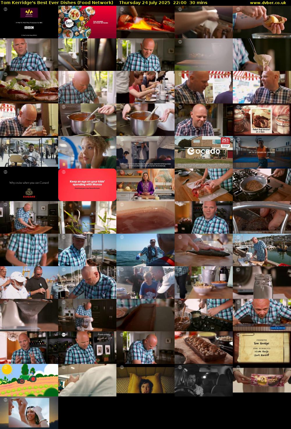 Tom Kerridge's Best Ever Dishes (Food Network) Thursday 24 July 2025 22:00 - 22:30