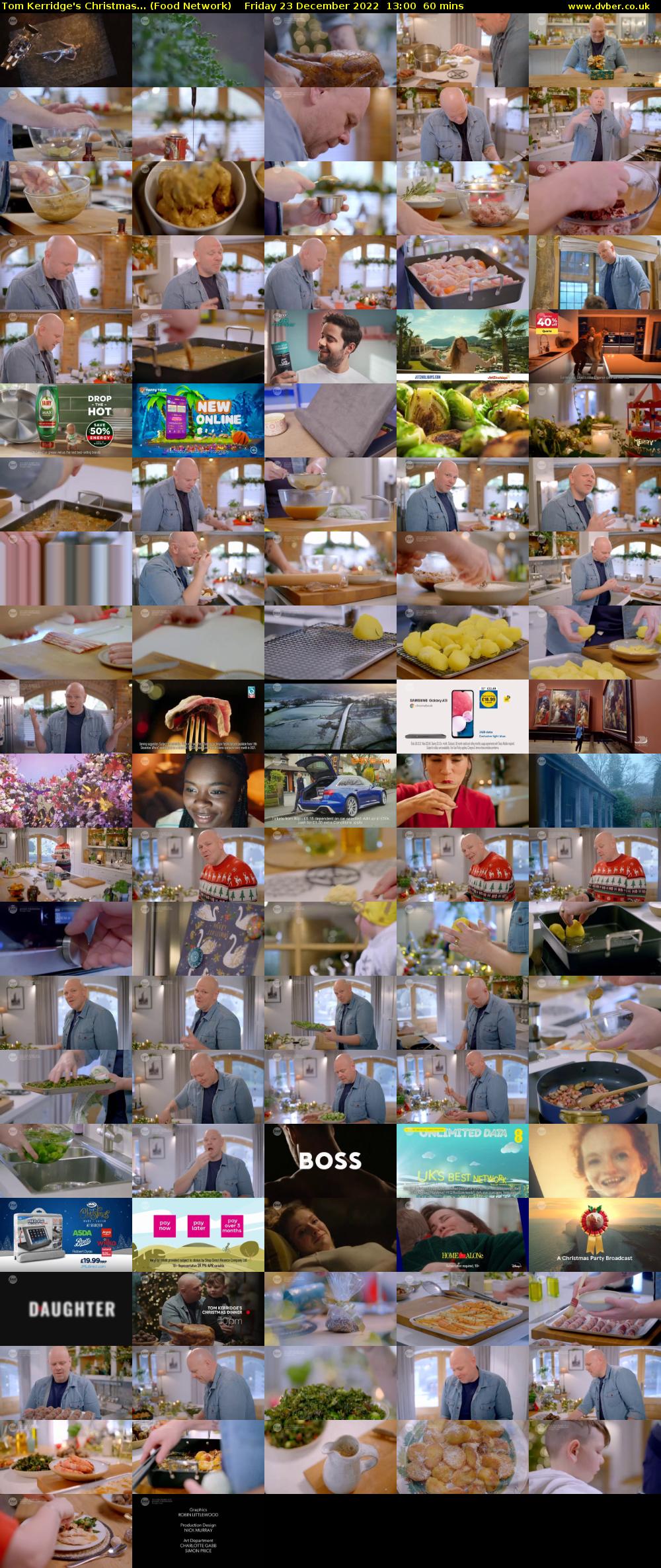 Tom Kerridge's Christmas... (Food Network) Friday 23 December 2022 13:00 - 14:00