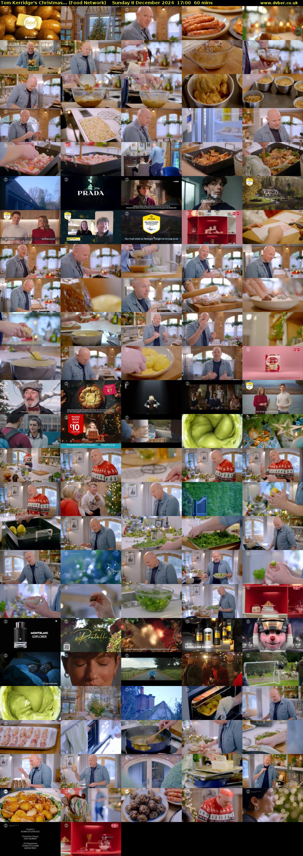 Tom Kerridge's Christmas... (Food Network) Sunday 8 December 2024 17:00 - 18:00