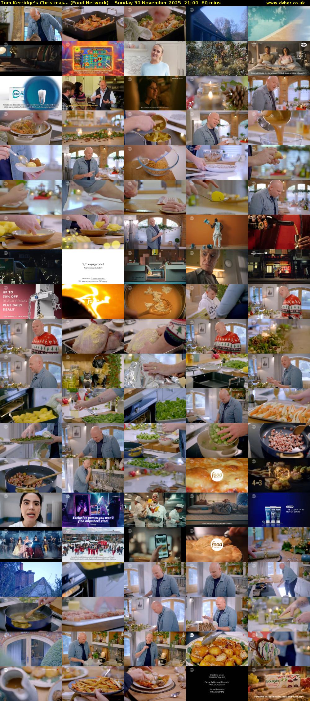 Tom Kerridge's Christmas... (Food Network) Sunday 30 November 2025 21:00 - 22:00