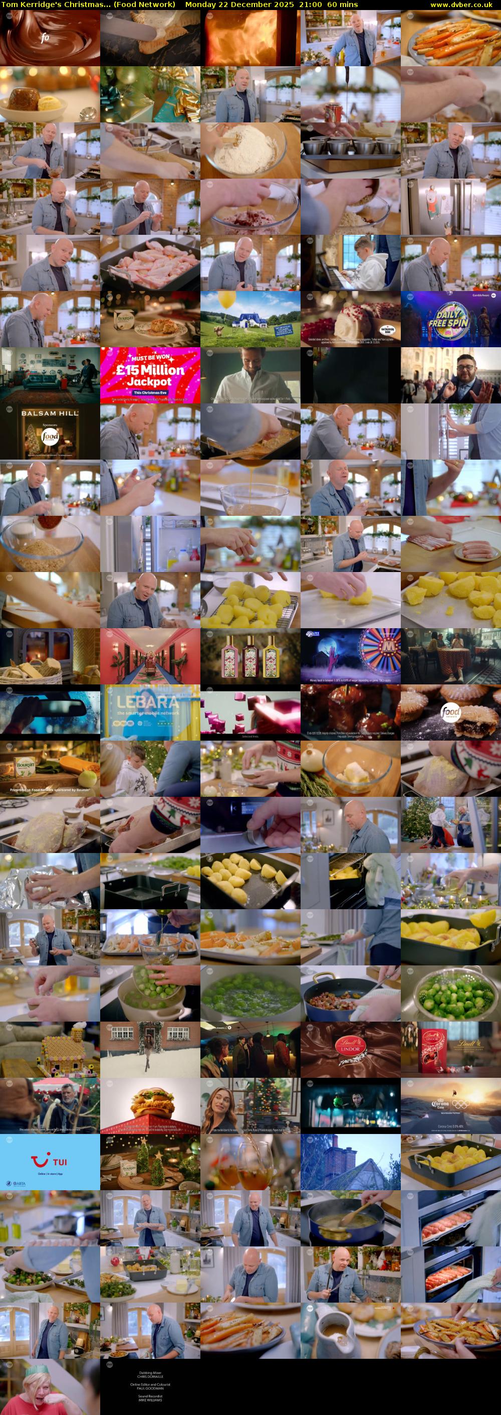 Tom Kerridge's Christmas... (Food Network) Monday 22 December 2025 21:00 - 22:00