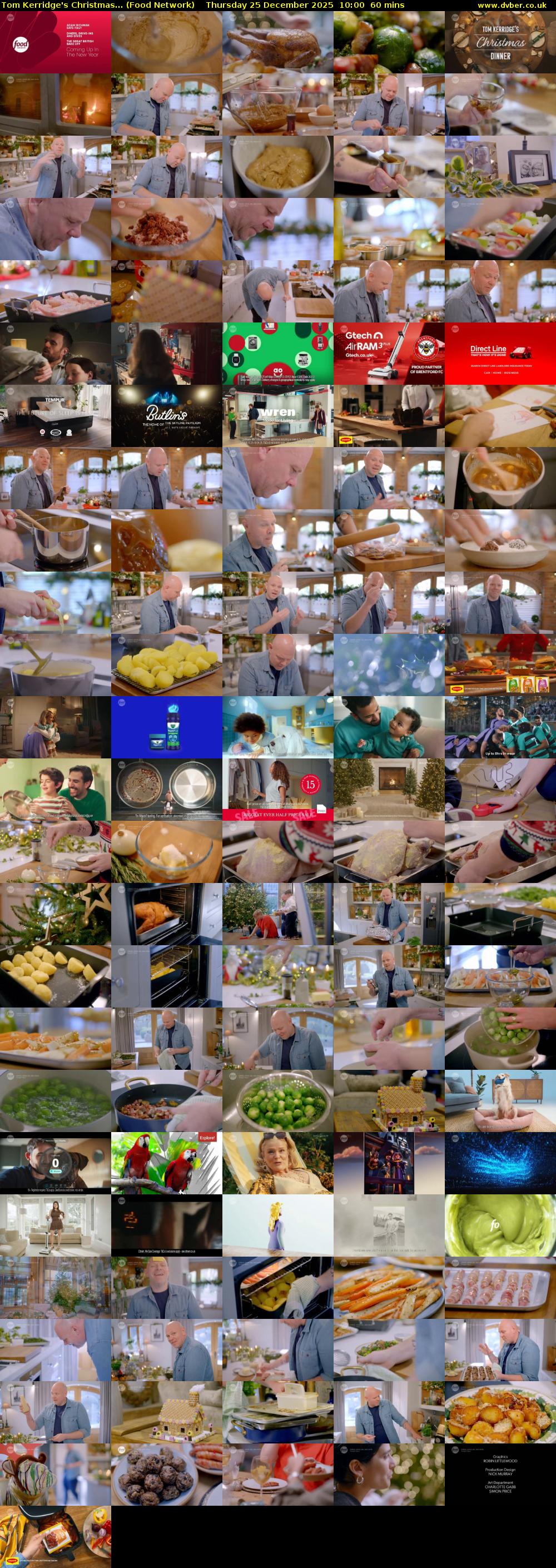 Tom Kerridge's Christmas... (Food Network) Thursday 25 December 2025 10:00 - 11:00