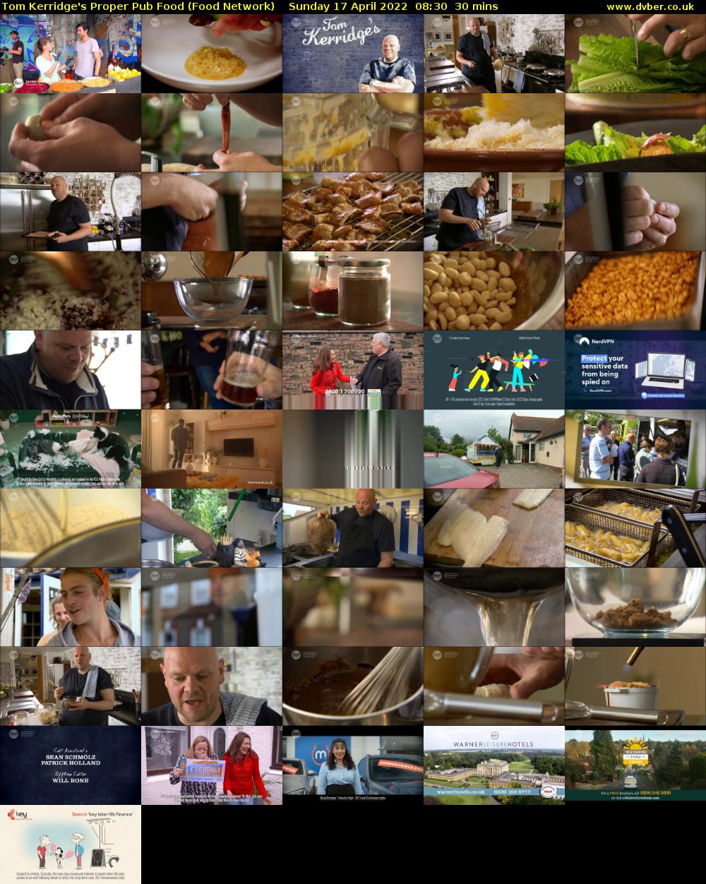Tom Kerridge's Proper Pub Food (Food Network) Sunday 17 April 2022 08:30 - 09:00
