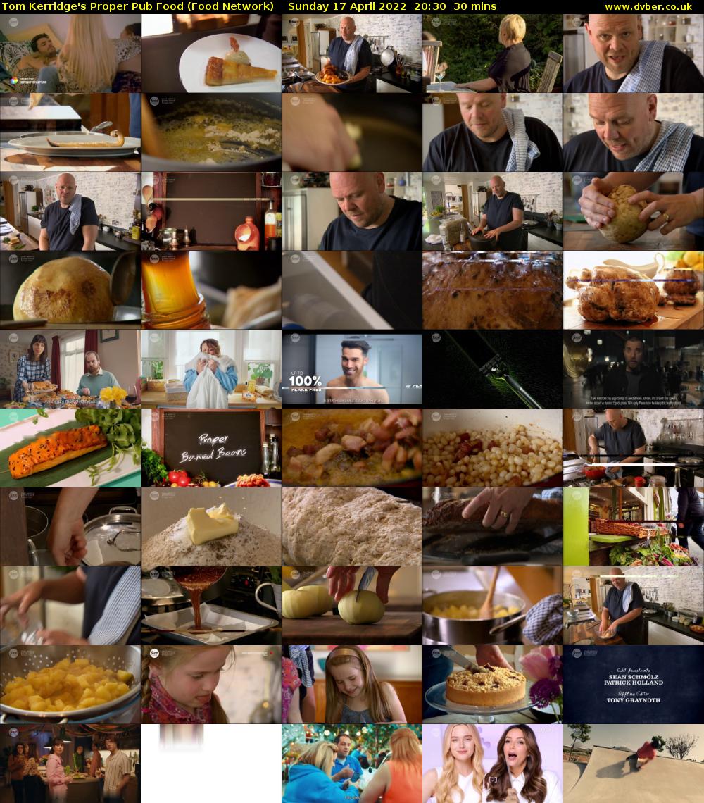 Tom Kerridge's Proper Pub Food (Food Network) Sunday 17 April 2022 20:30 - 21:00