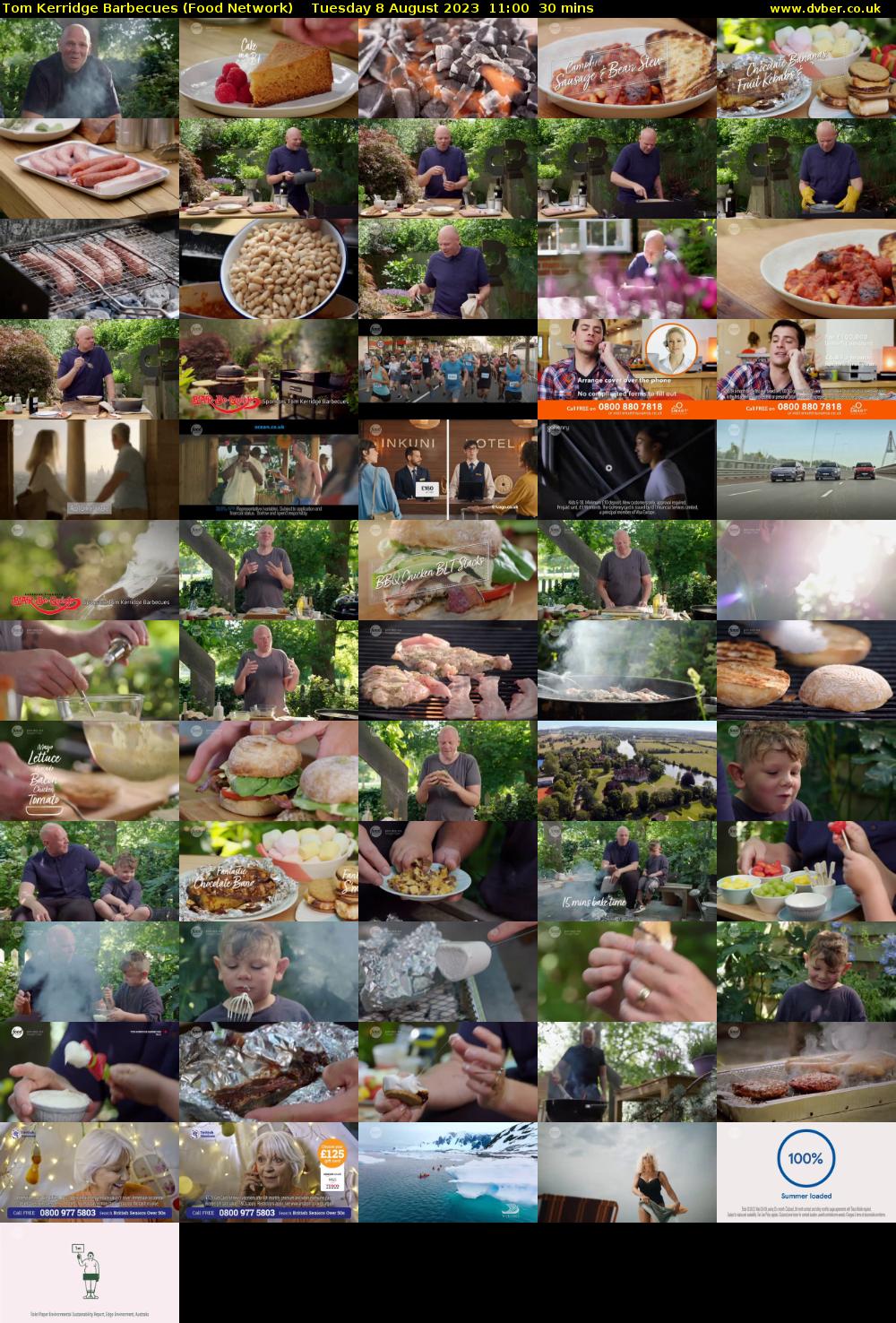 Tom Kerridge Barbecues (Food Network) Tuesday 8 August 2023 11:00 - 11:30