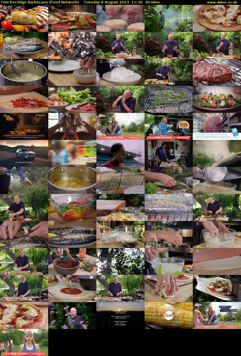 Tom Kerridge Barbecues (Food Network) Tuesday 8 August 2023 11:30 - 12:00