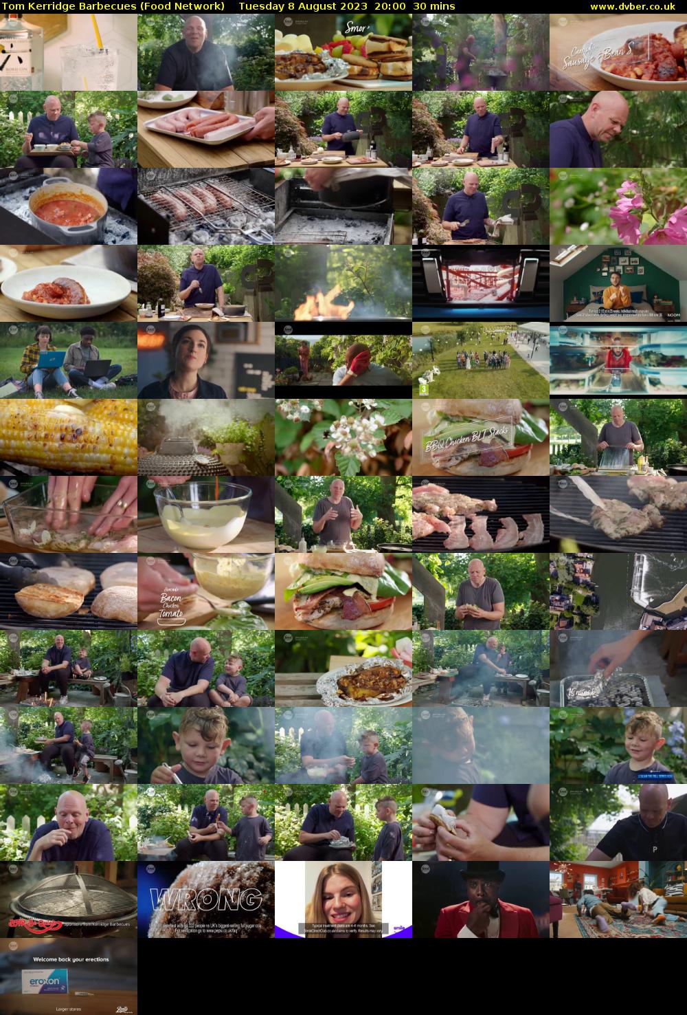 Tom Kerridge Barbecues (Food Network) Tuesday 8 August 2023 20:00 - 20:30
