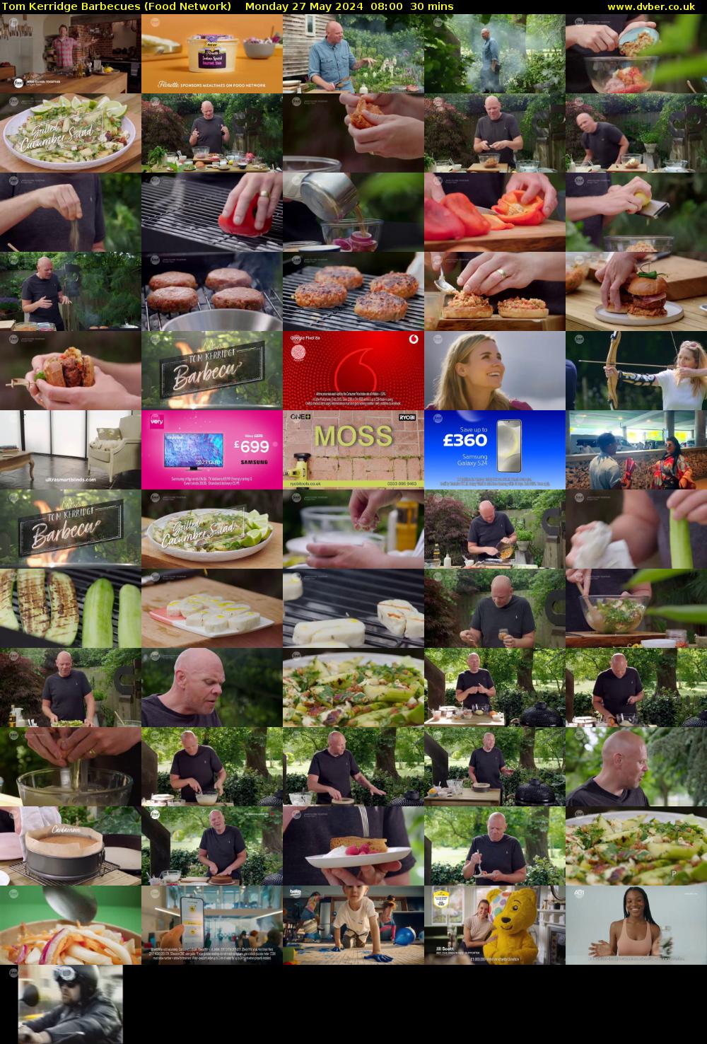 Tom Kerridge Barbecues (Food Network) Monday 27 May 2024 08:00 - 08:30