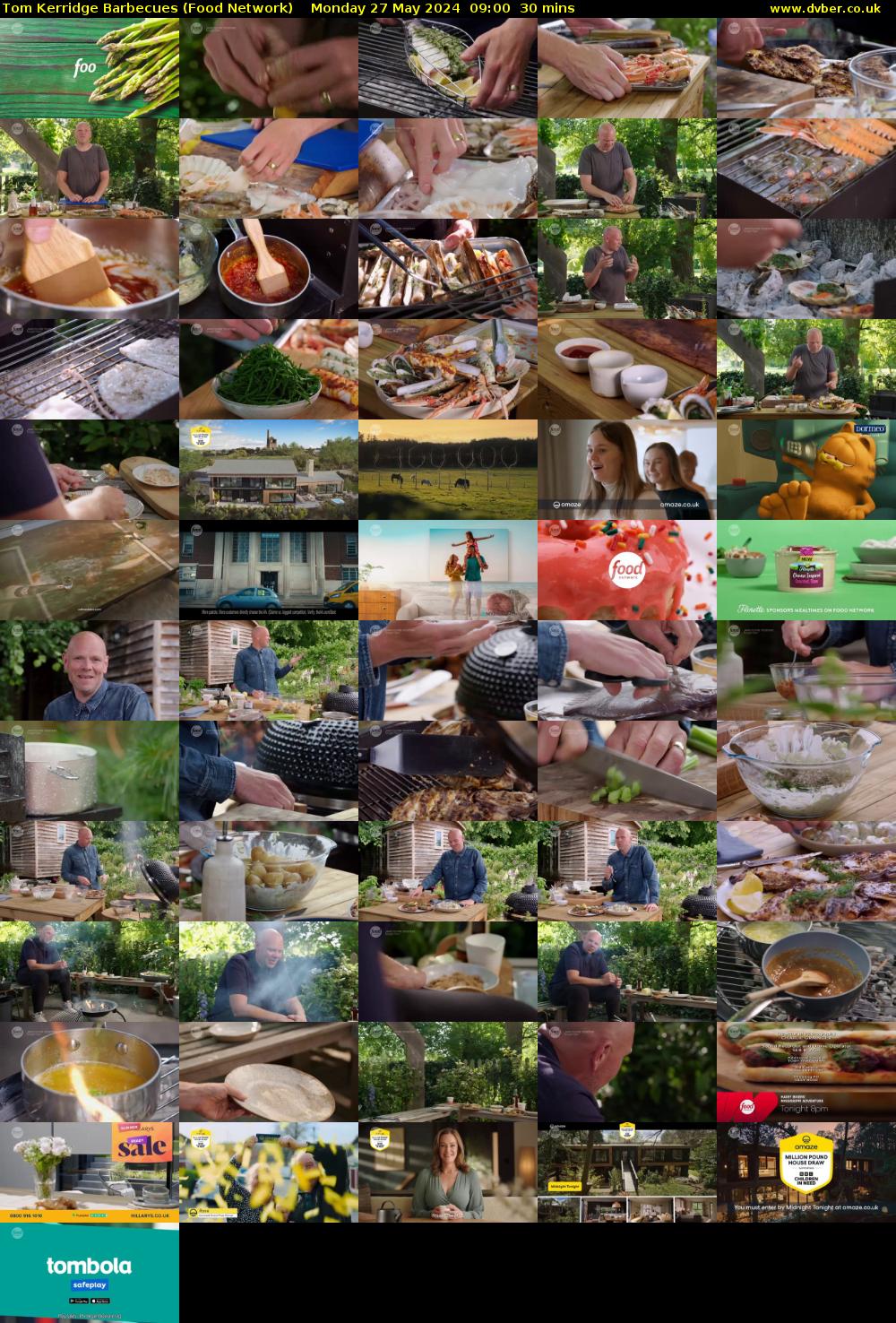 Tom Kerridge Barbecues (Food Network) Monday 27 May 2024 09:00 - 09:30