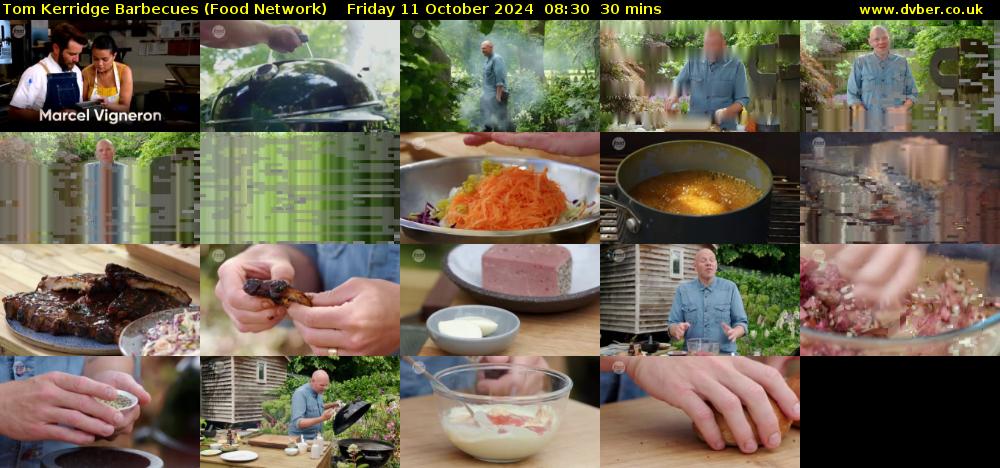 Tom Kerridge Barbecues (Food Network) Friday 11 October 2024 08:30 - 09:00