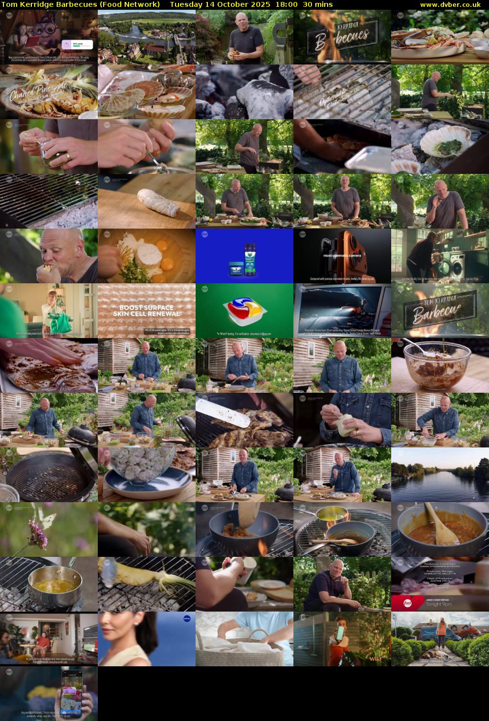 Tom Kerridge Barbecues (Food Network) Tuesday 14 October 2025 18:00 - 18:30