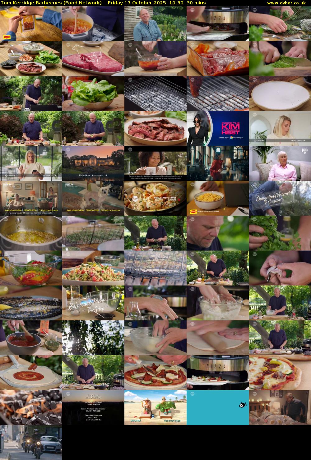 Tom Kerridge Barbecues (Food Network) Friday 17 October 2025 10:30 - 11:00