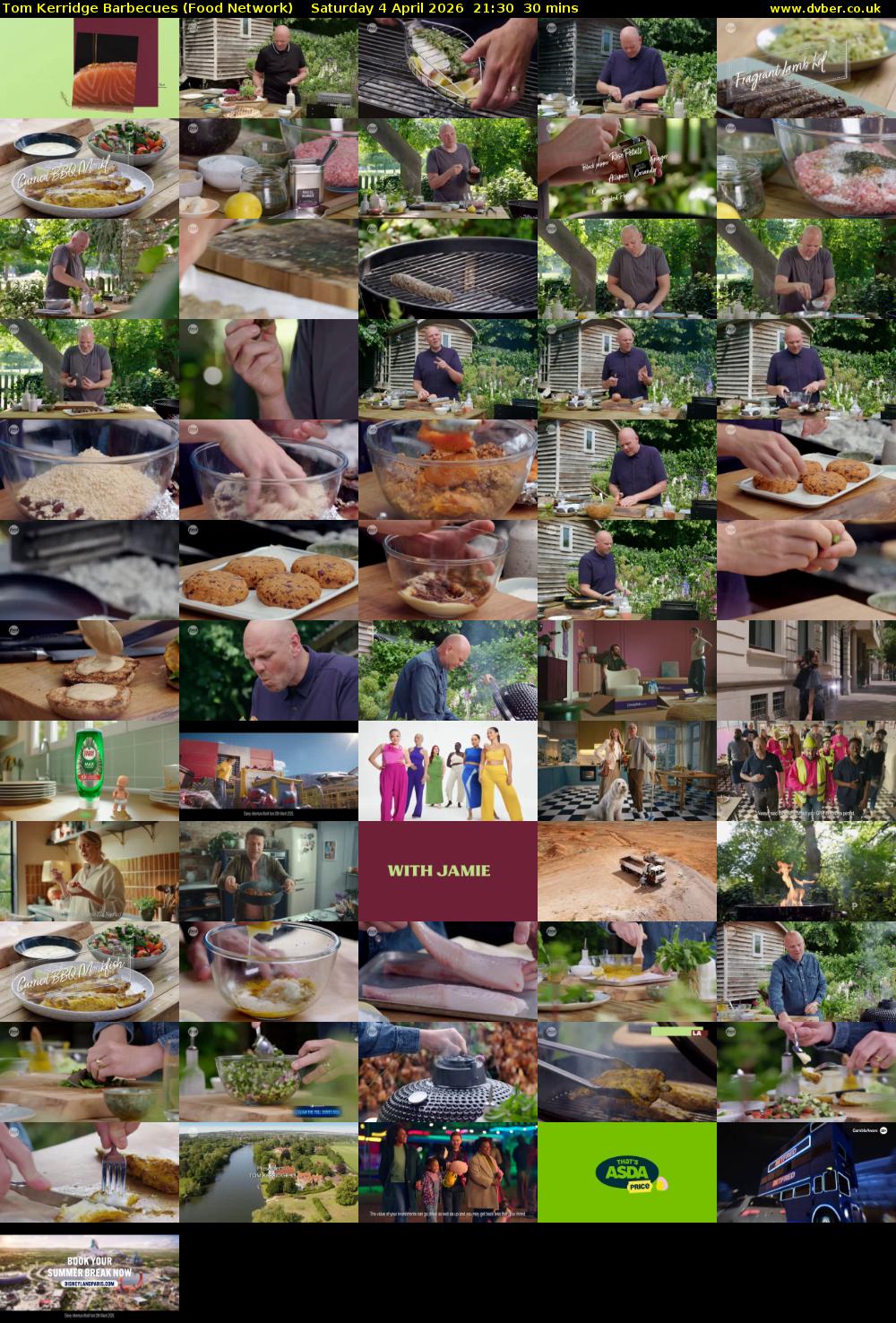 Tom Kerridge Barbecues (Food Network) Saturday 4 April 2026 21:30 - 22:00